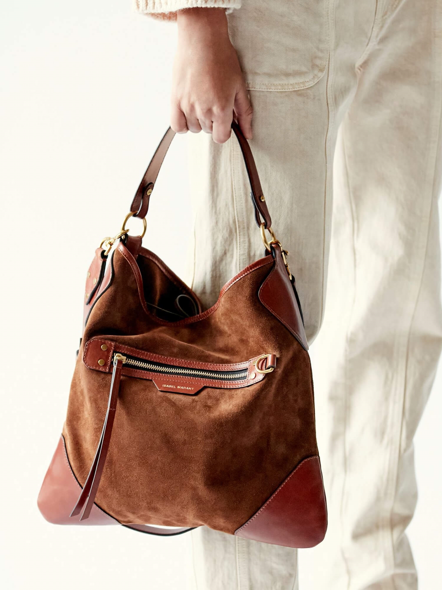 Amuko Taske i Cognac fra Isabel Marant » køb nu